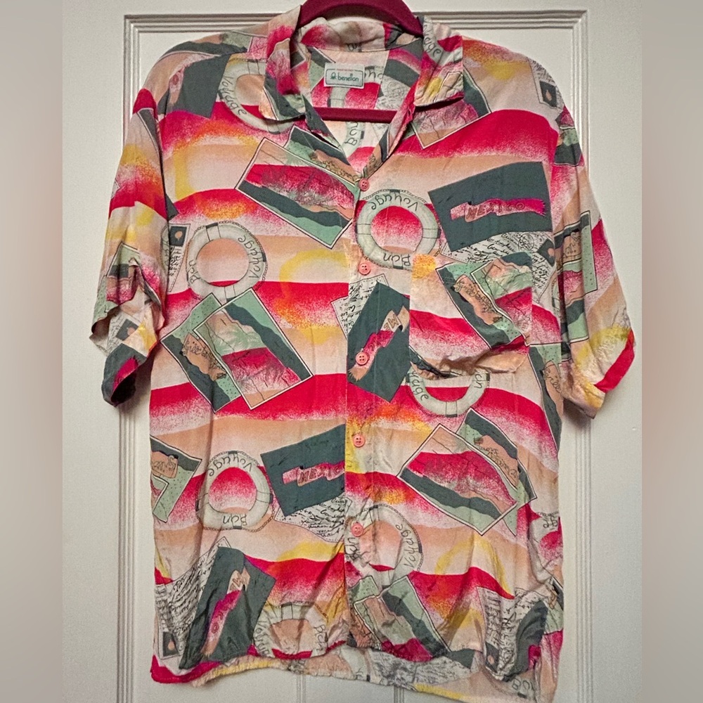 ⚡️Vintage Benetton Button down shirt